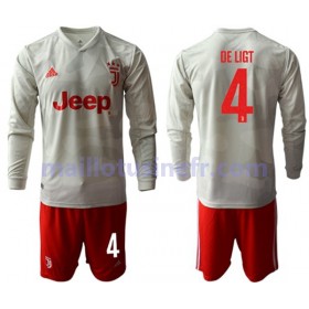 Maillot de Foot Juventus DE LIGT 4 Extérieur 2019-20 Manches Longues - Enfant